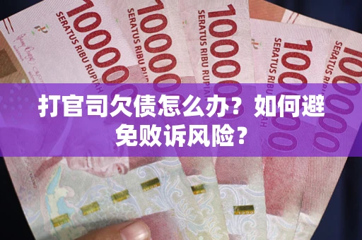 北京打官司欠债怎么办？如何避免败诉风险？