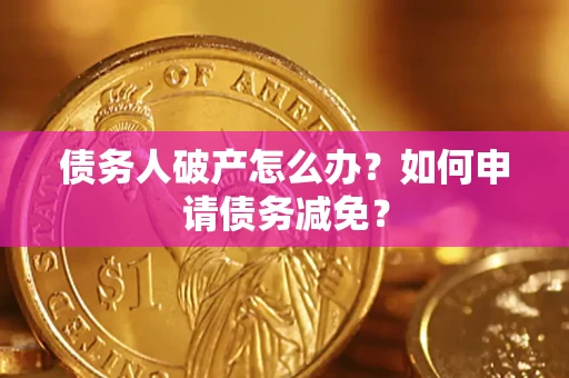 北京债务人破产怎么办？如何申请债务减免？