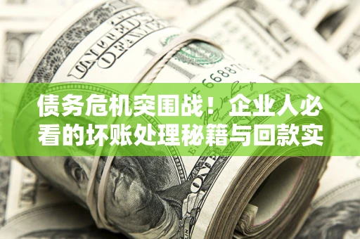 北京债务危机突围战！企业人必看的坏账处理秘籍与回款实战指南