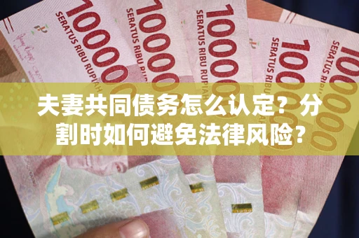 北京夫妻共同债务怎么认定？分割时如何避免法律风险？